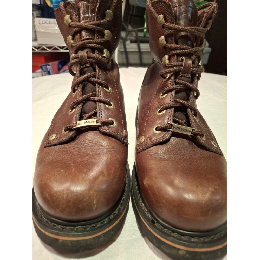 Harley Davidson Motorcycle Boots womens Size 11 Brown Leather
